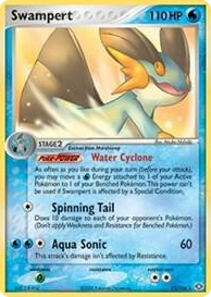 0011 Swampert - 11/106 (EX Emerald) Rare Deck Exclusives