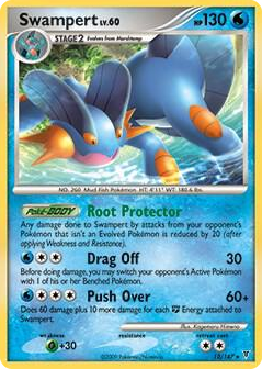 0012 Swampert - 12/147 (DPPt Supreme Victors) Rare Deck Exclusives