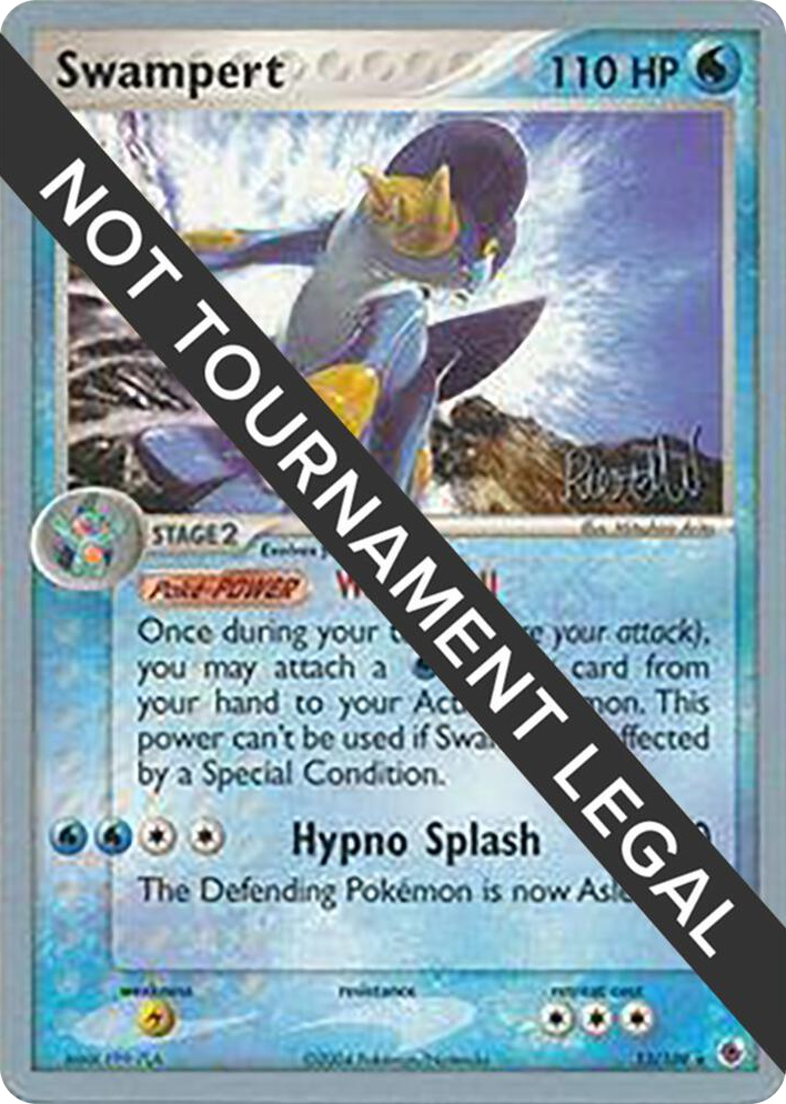 0013 Swampert - 2004 (Reed Weichler) Rare World Championship Decks