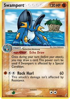 0027 Swampert - 27/100 (EX Crystal Guardians) Holo Rare Deck Exclusives
