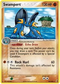 0027 Swampert - 27/100 (EX Crystal Guardians) Holo Rare Deck Exclusives