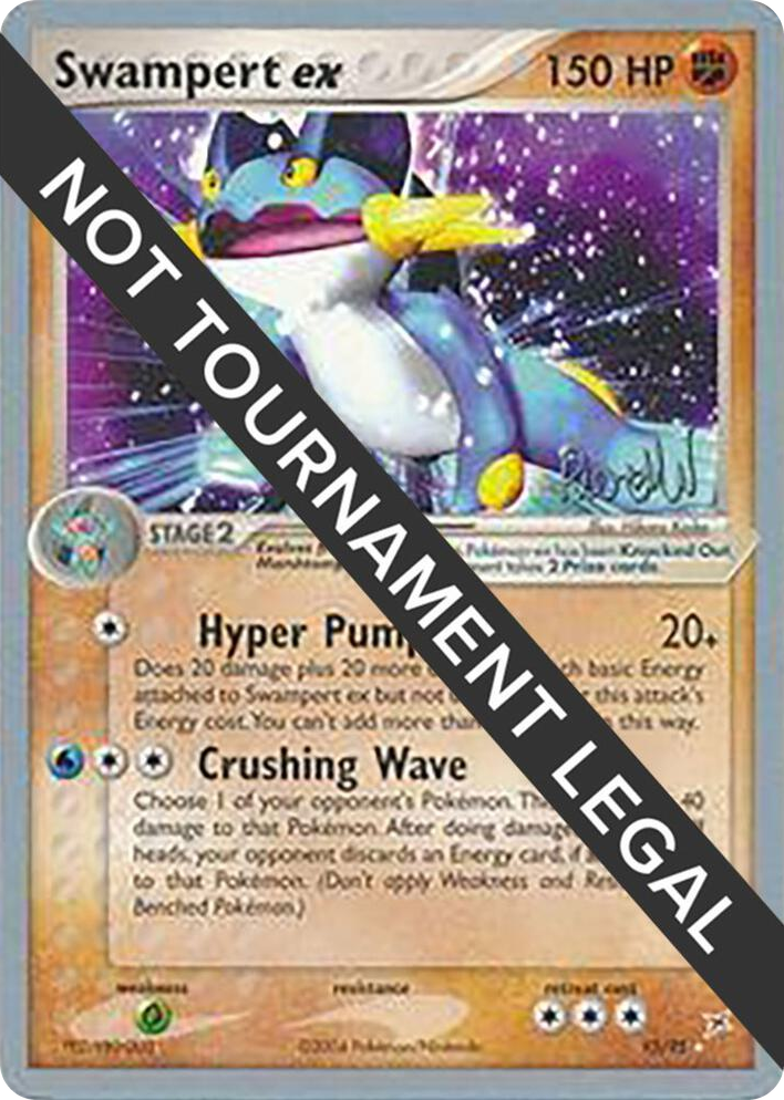 0095 Swampert ex - 2004 (Reed Weichler) Ultra Rare World Championship Decks