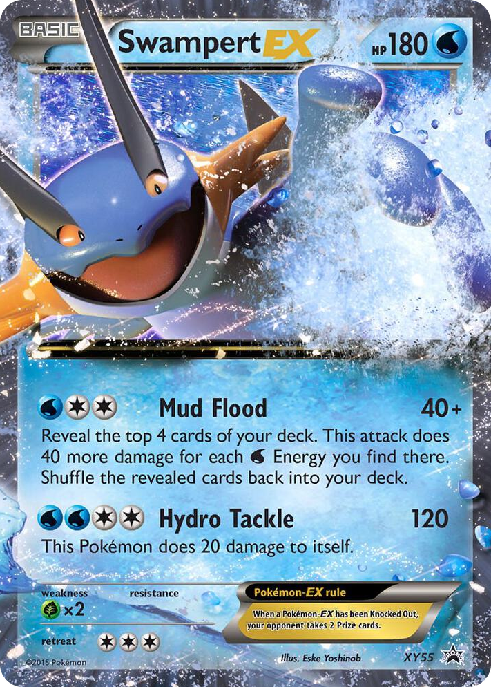 XY055 Swampert EX - XY55 Promo XY Promos