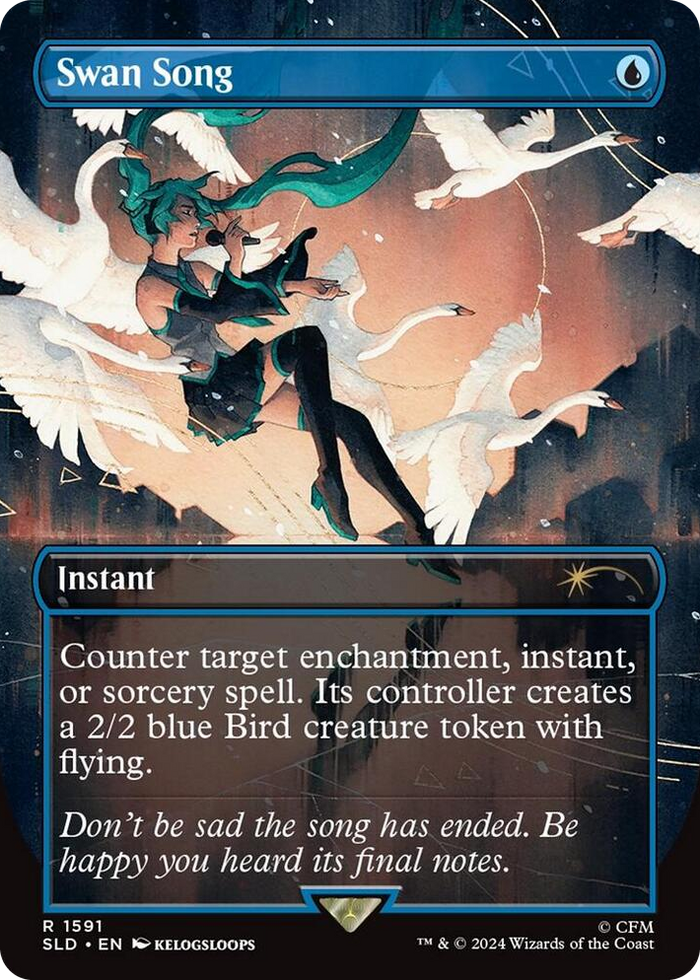 Swan Song (1591) #1591 R - Secret Lair Drop Series Pokemon card