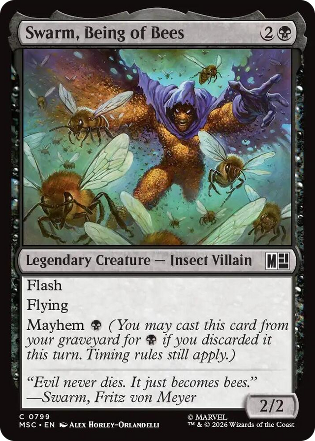 0799 Swarm, Being of Bees C Commander: Marvel Super Heroes