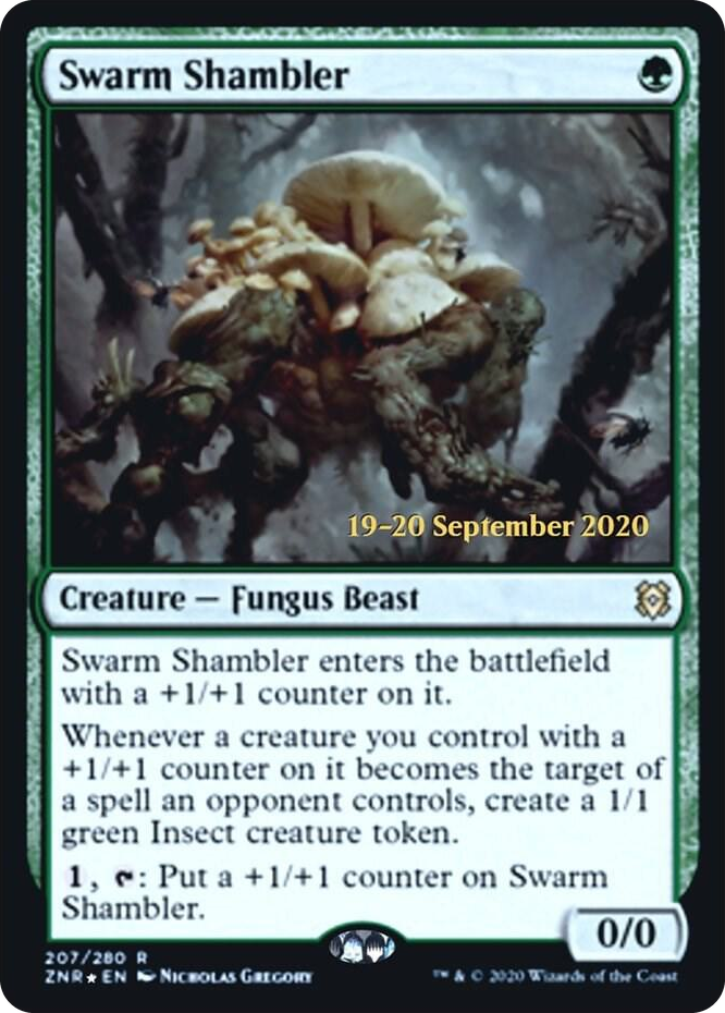 Swarm Shambler #207 R - Prerelease Cards Pokemon card