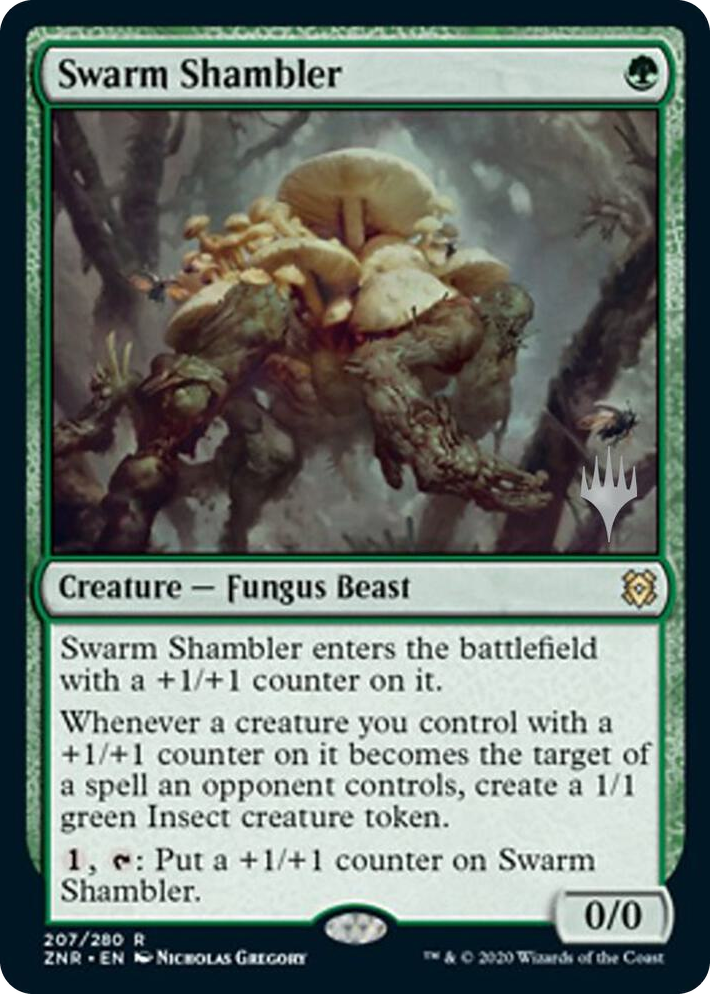0207 Swarm Shambler R Promo Pack: Zendikar Rising
