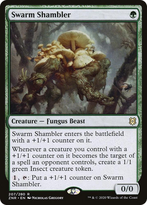 0207 Swarm Shambler R Zendikar Rising