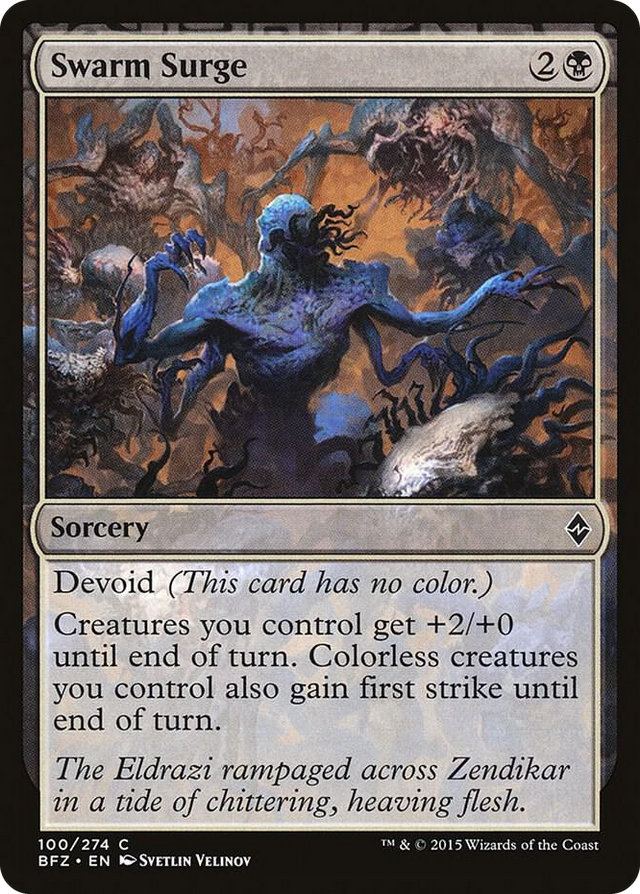 0100 Swarm Surge C Battle for Zendikar