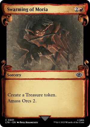 0601 Swarming of Moria (Showcase Scrolls) C Universes Beyond: The Lord of the Rings: Tales of Middle-earth