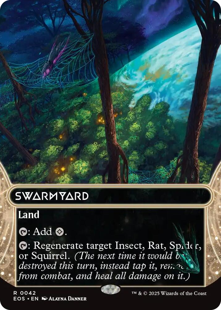 0042 Swarmyard (0042) (Borderless) R Edge of Eternities: Stellar Sights