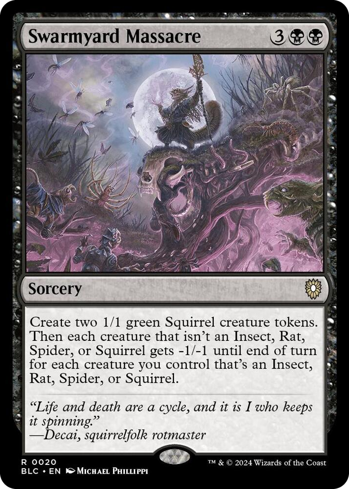 0020 Swarmyard Massacre R Commander: Bloomburrow