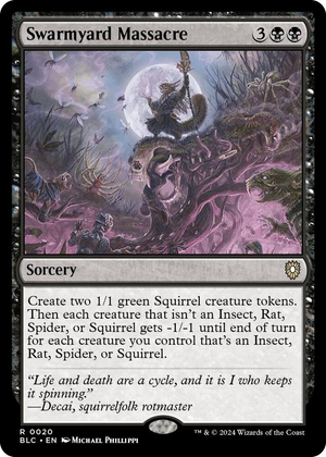 0020 Swarmyard Massacre R Commander: Bloomburrow