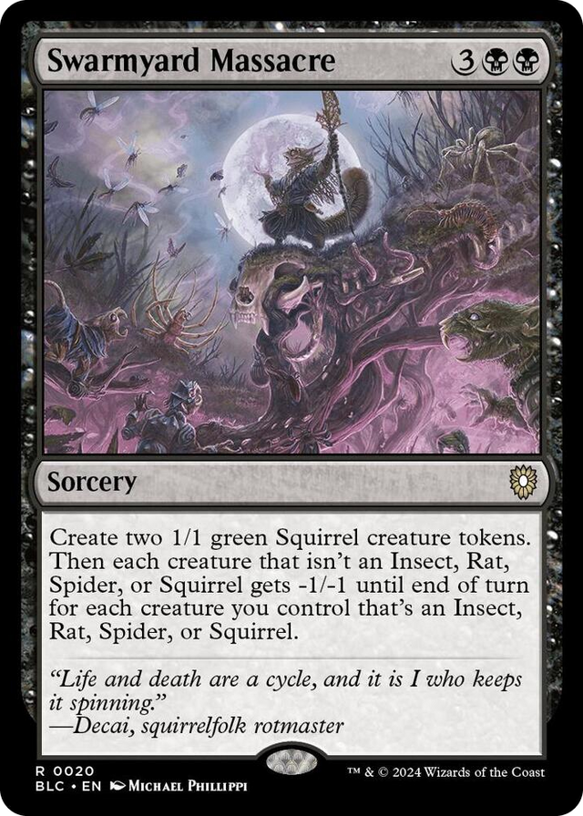 0020 Swarmyard Massacre R Commander: Bloomburrow