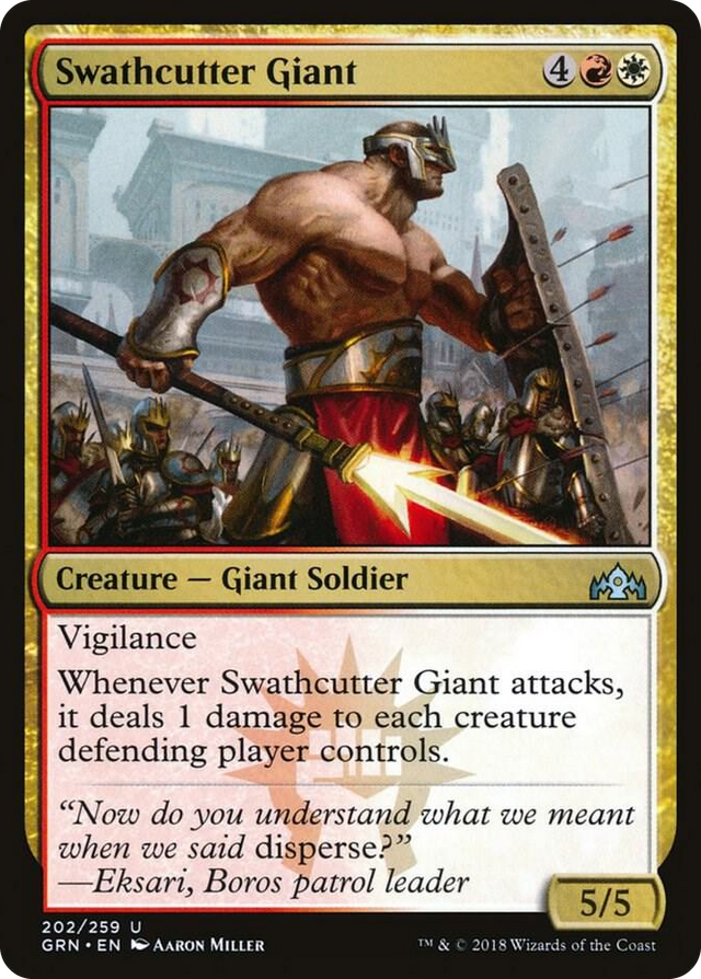 0202 Swathcutter Giant U Guilds of Ravnica