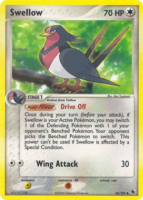 0046 Swellow Uncommon EX Battle Stadium