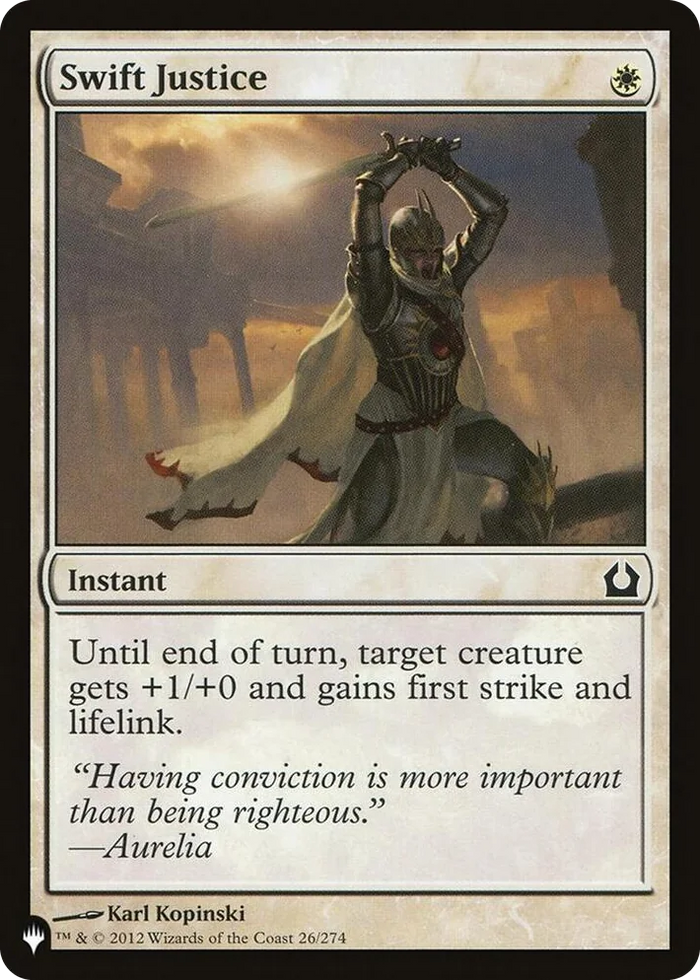 0026 Swift Justice C The List Reprints