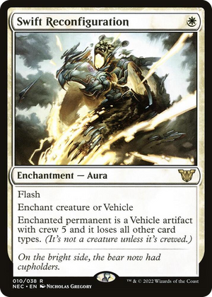 0010 Swift Reconfiguration R Commander: Kamigawa: Neon Dynasty