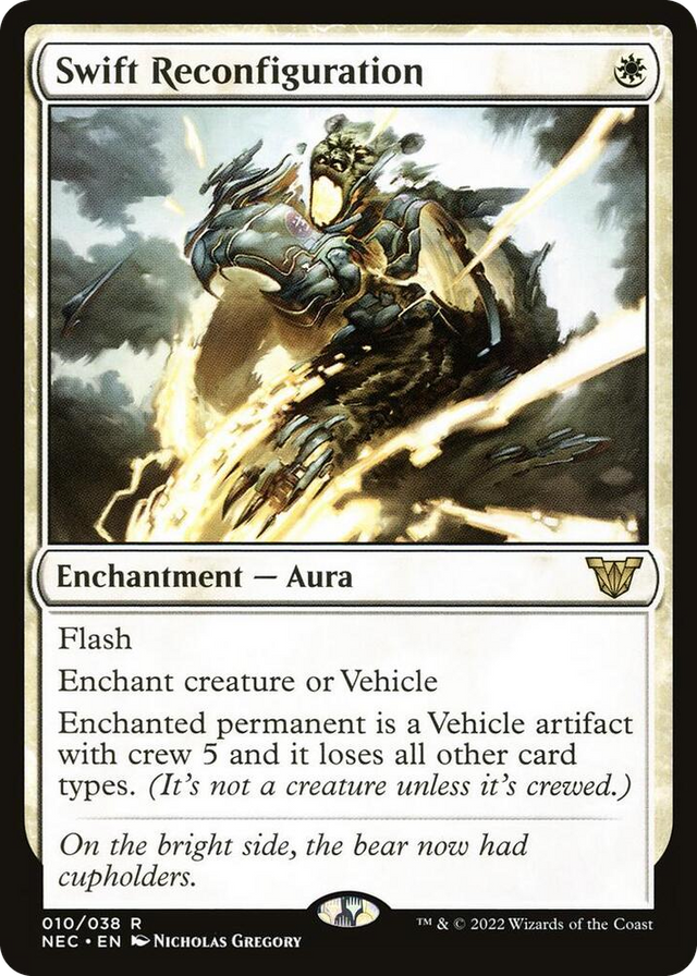 0010 Swift Reconfiguration R Commander: Kamigawa: Neon Dynasty