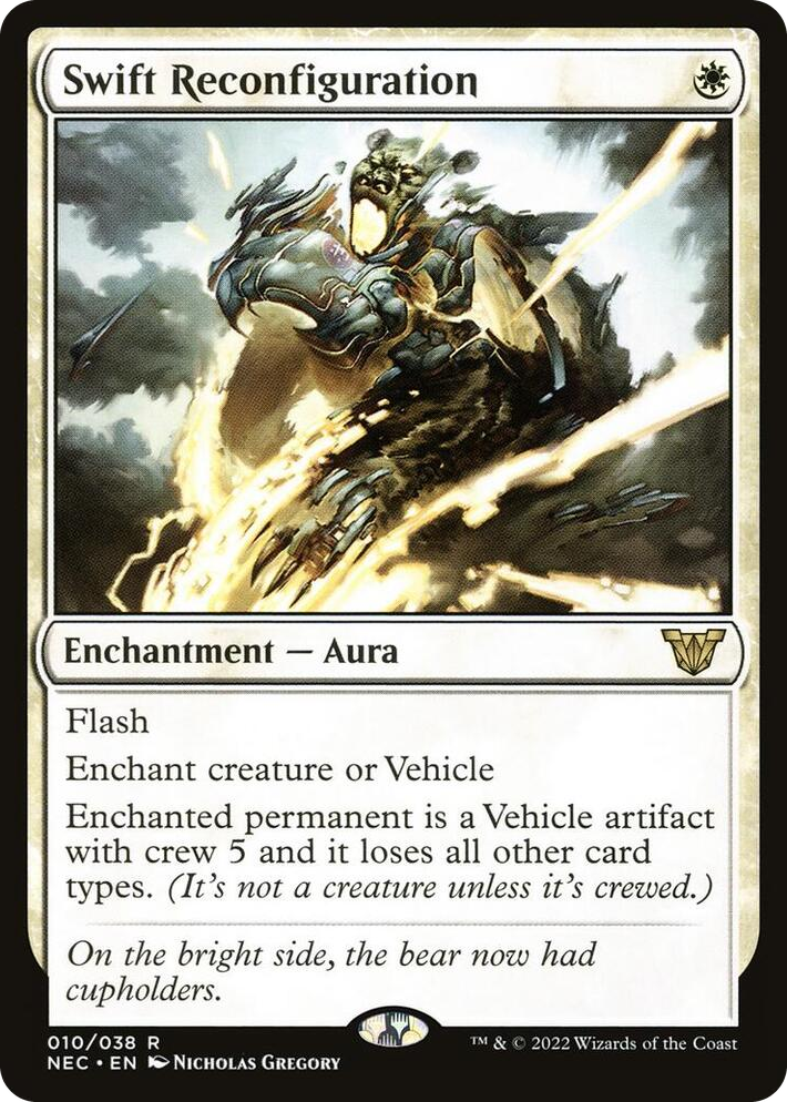 0010 Swift Reconfiguration R Commander: Kamigawa: Neon Dynasty