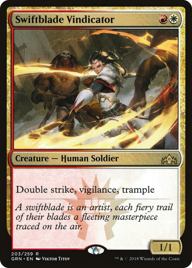 0203 Swiftblade Vindicator R Guilds of Ravnica