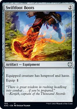 0105 Swiftfoot Boots U Commander: Kaldheim