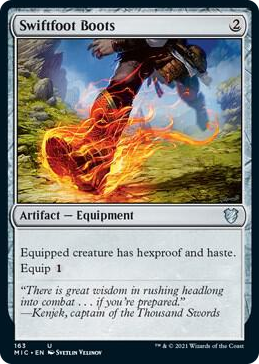 0163 Swiftfoot Boots U Commander: Innistrad: Midnight Hunt