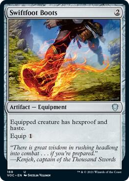 0169 Swiftfoot Boots U Commander: Innistrad: Crimson Vow