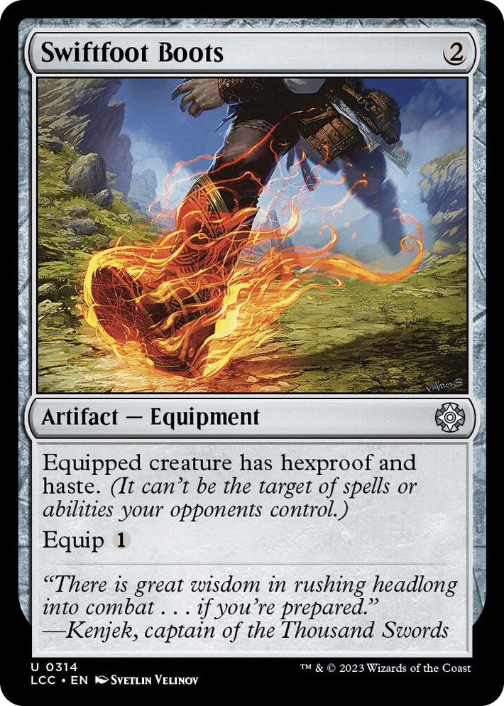 0314 Swiftfoot Boots U Commander: The Lost Caverns of Ixalan