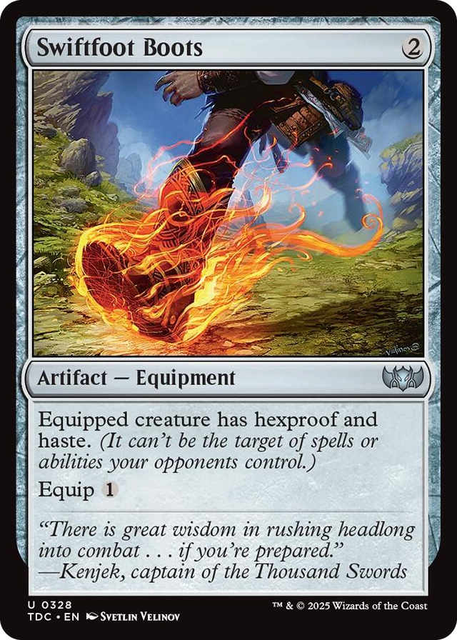 0328 Swiftfoot Boots U Commander: Tarkir: Dragonstorm