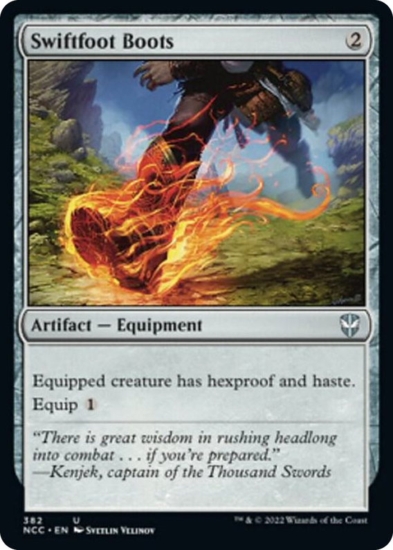 0382 Swiftfoot Boots U Commander: Streets of New Capenna