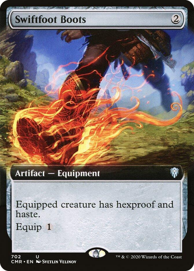0702 Swiftfoot Boots (Extended Art) U Commander Legends