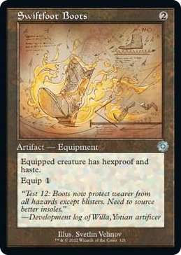 0121 Swiftfoot Boots (Schematic) U The Brothers' War: Retro Frame Artifacts
