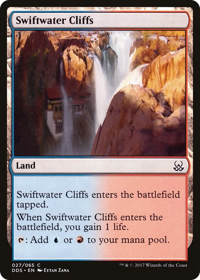 Swiftwater Cliffs #27 C - Duel Decks: Mind vs. Might Pokemon card