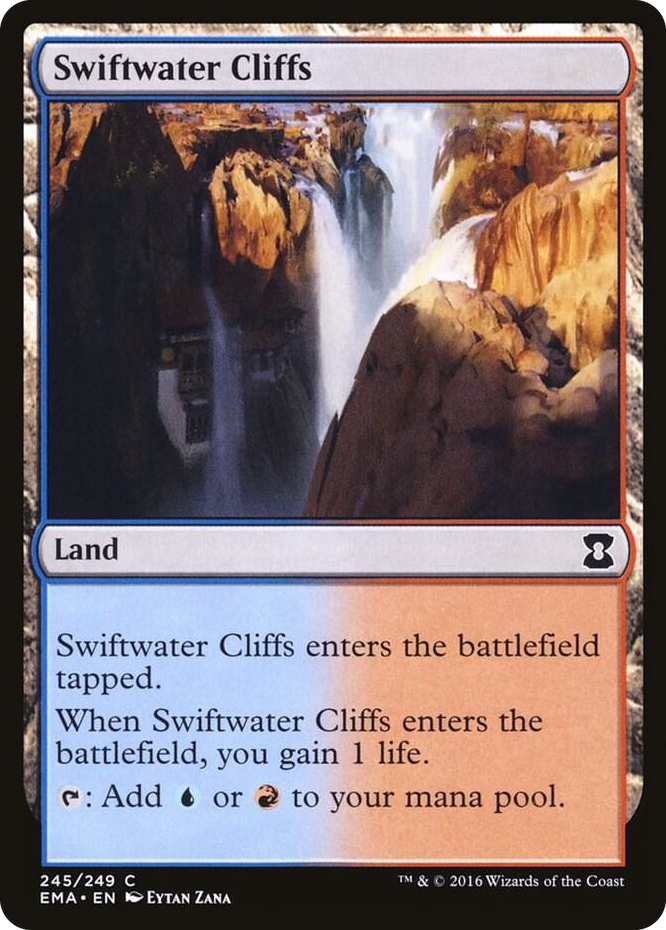 Swiftwater Cliffs #245 C - Eternal Masters Pokemon card