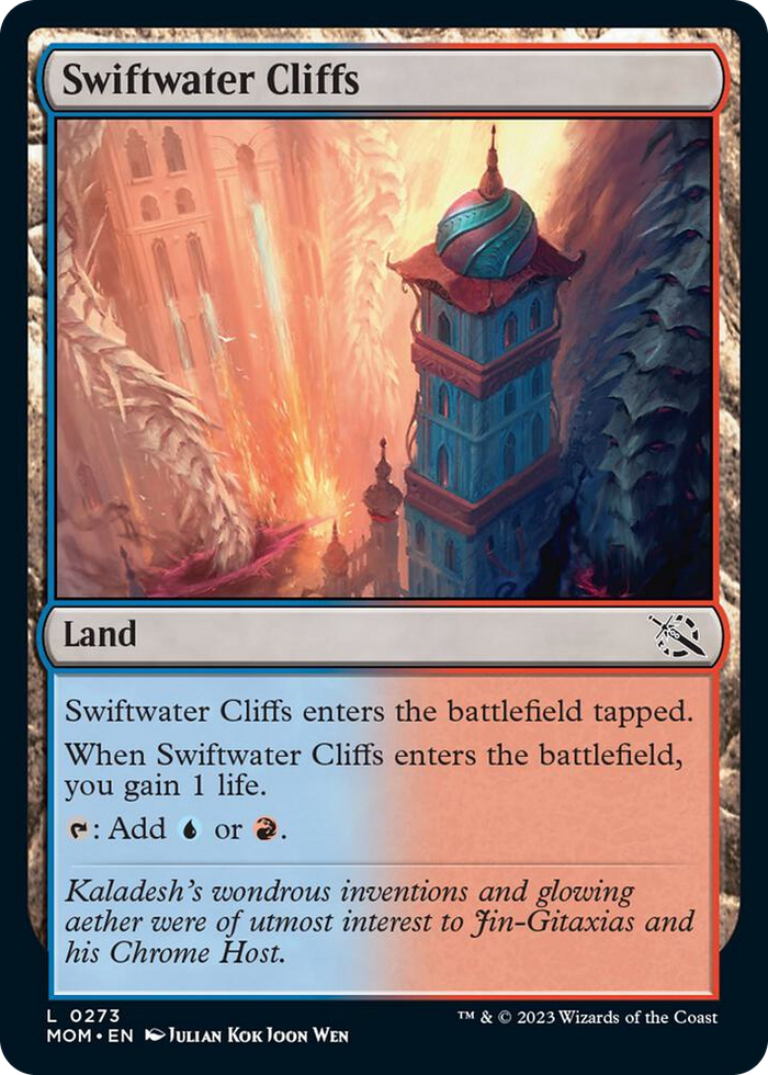 Swiftwater Cliffs #273 C - March of the Machine Pokemon card