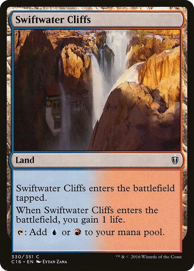 Swiftwater Cliffs #330 C - Commander 2016 Pokemon card