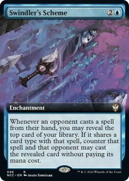 0096 Swindler's Scheme (Extended Art) R Commander: Streets of New Capenna