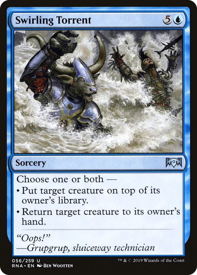0056 Swirling Torrent U Ravnica Allegiance