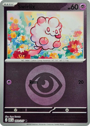 0093 Swirlix (Energy Symbol Pattern) Common Ascended Heroes
