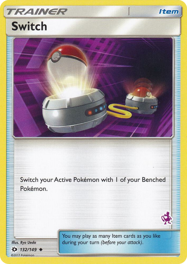 0132 Switch - 132/149 (Mewtwo Stamped) Promo Battle Academy