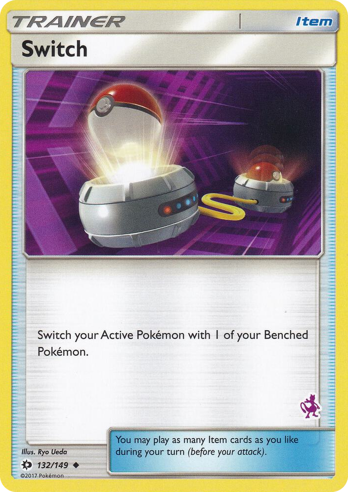 0132 Switch - 132/149 (Mewtwo Stamped) Promo Battle Academy