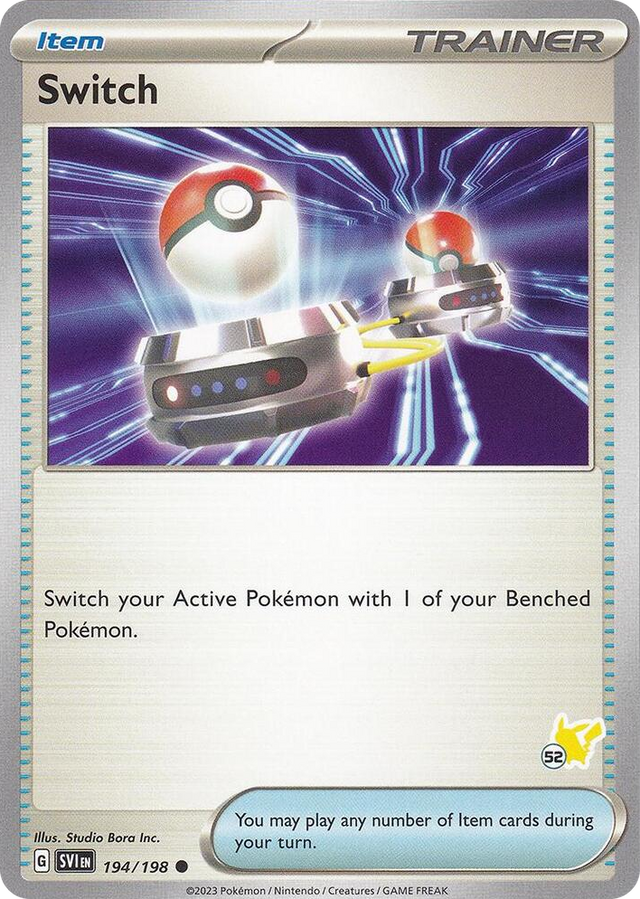 0194 Switch - Pikachu 52 Common Battle Academy 2024