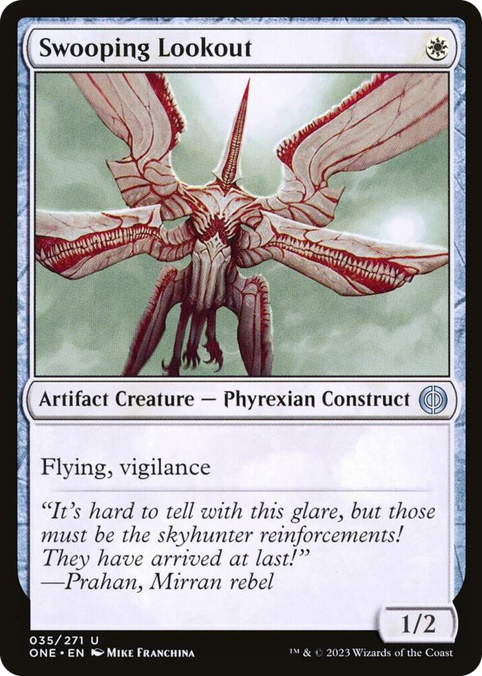 Swooping Lookout #35 U - Phyrexia: All Will Be One Pokemon card