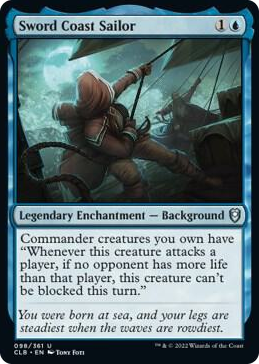 Sword Coast Sailor #98 U - Commander Legends: Battle for Baldur's Gate Pokemon card