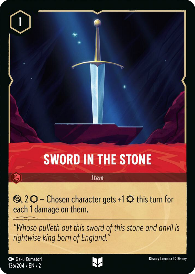 0136 Sword in the Stone Uncommon Rise of the Floodborn