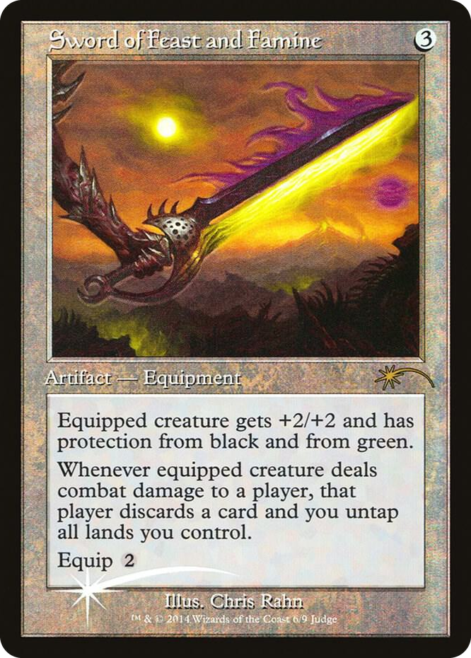 Sword of Feast and Famine #6 M - Judge Promos Pokemon card