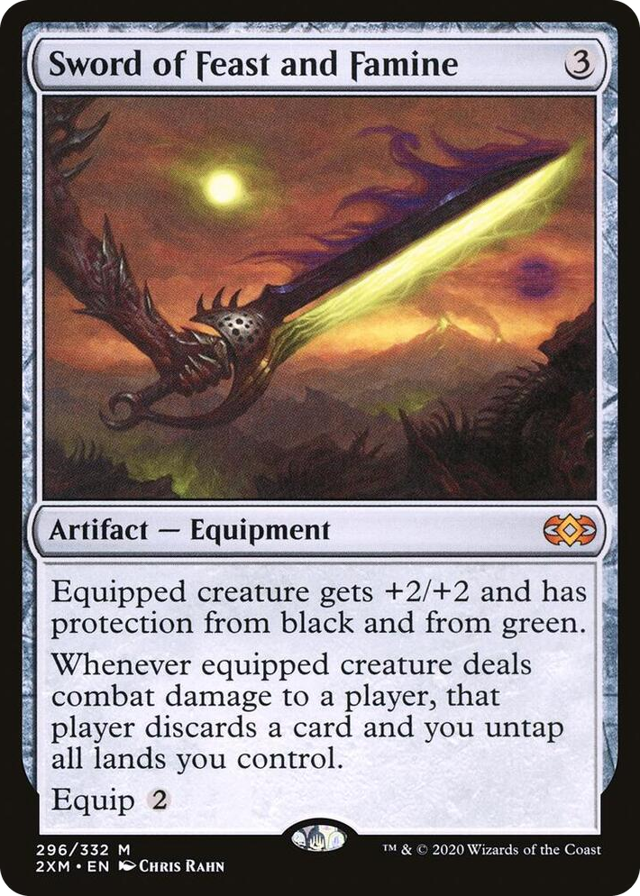 0296 Sword of Feast and Famine M Double Masters