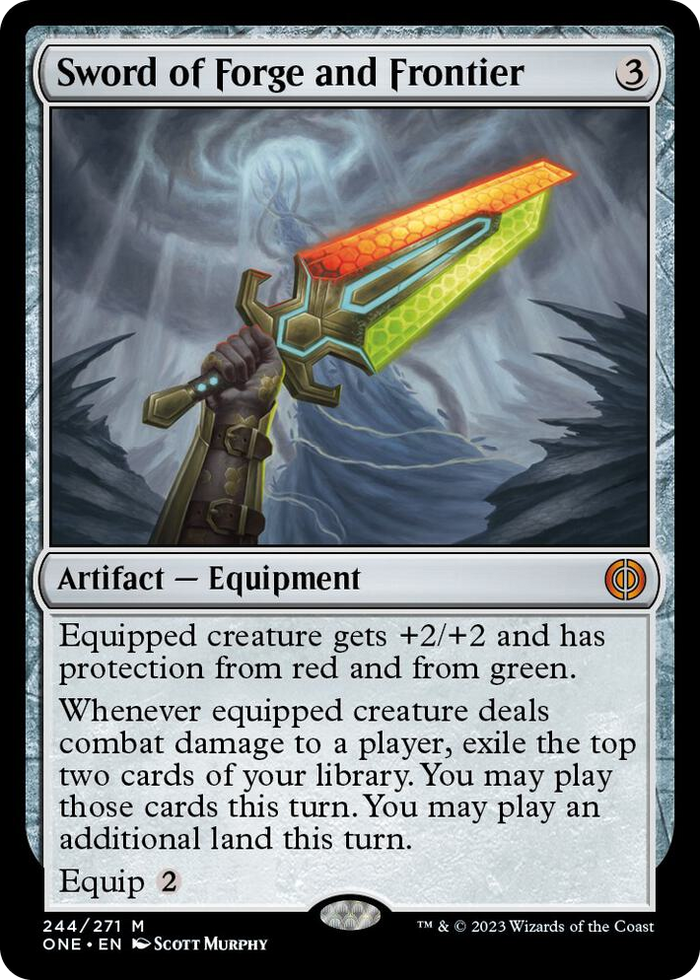 Sword of Forge and Frontier #244 M - Phyrexia: All Will Be One Pokemon card
