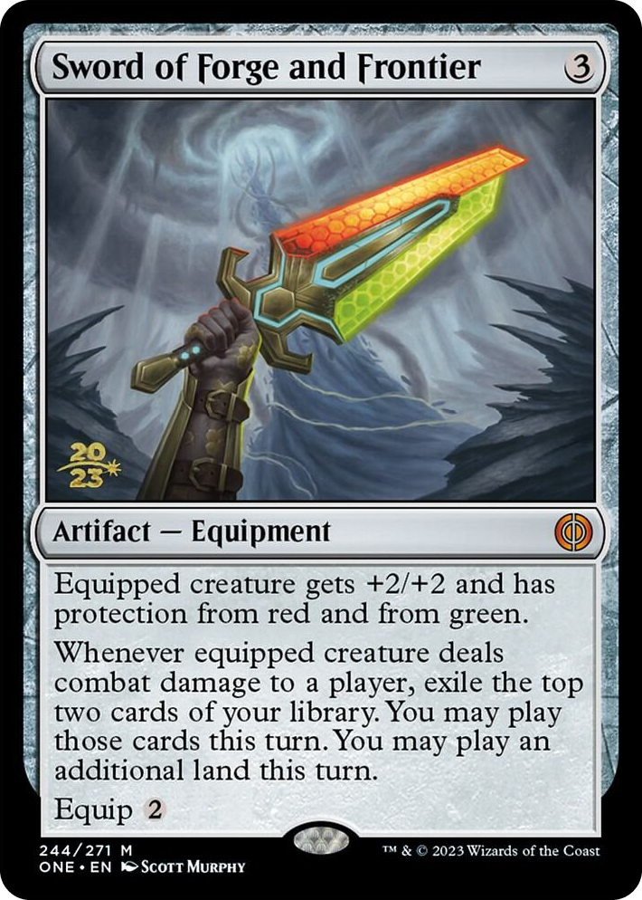0244 Sword of Forge and Frontier M Prerelease Cards